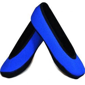 🆕 Nufoot Ballet Flats Women's Slippers, Royal Blue, X-Large